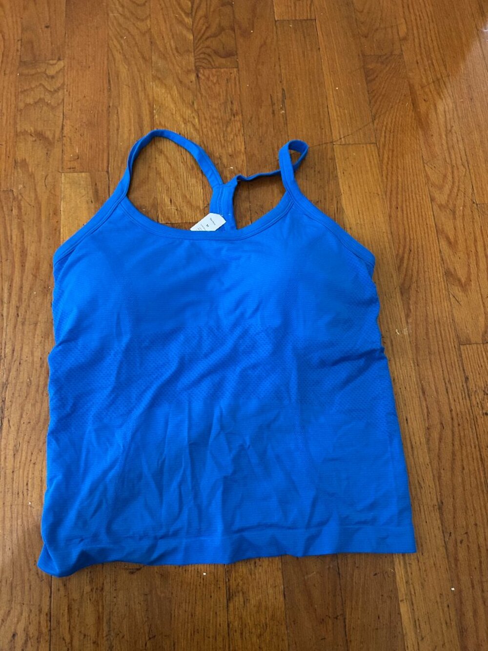 MathCat Blue Workout Tank Top